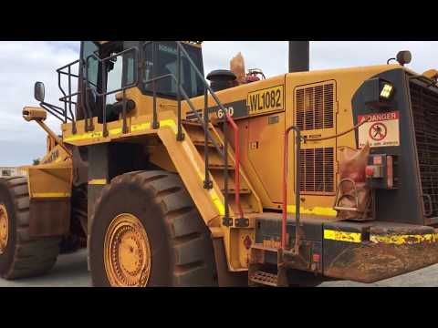 MR204 - 2013 Komatsu WA600-6 4x4 Articulated Wheel Loader - WL1082