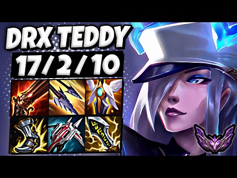 Caitlyn vs Ashe ADC [ DRX Teddy ] Patch 25.21 Korea Master