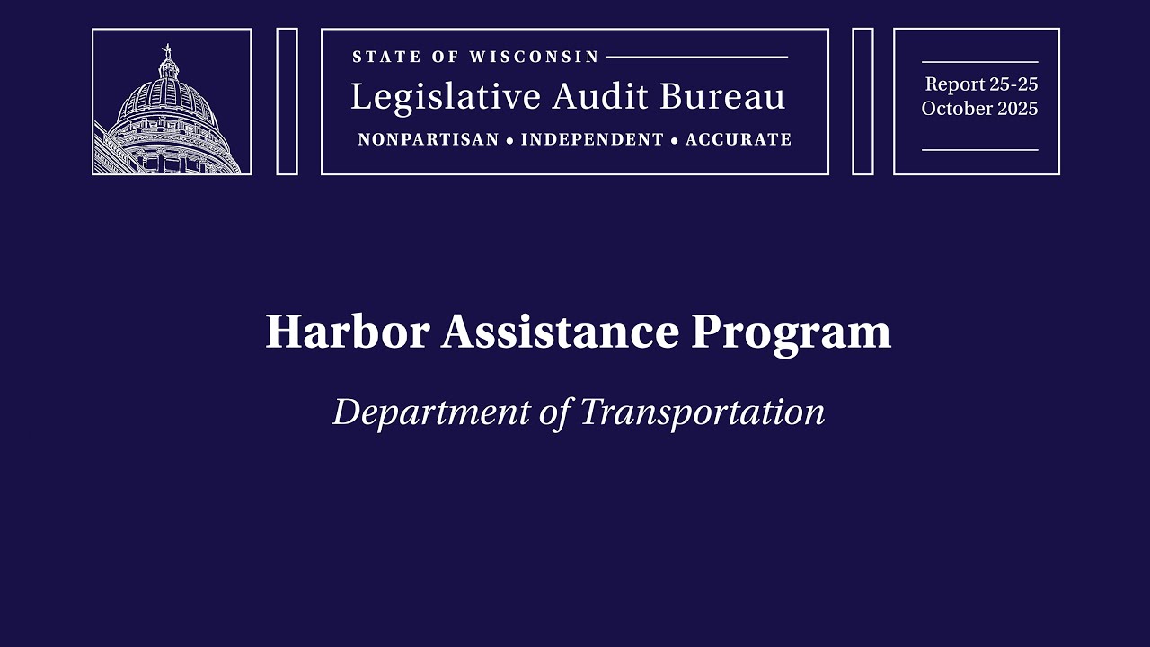 Report 25-25 Harbor Assistance Program