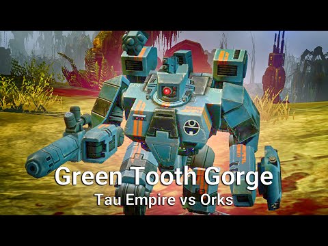 Tau Empire vs Orks Warhammer 40K DoW2: Retribution Vengeance of the Blood Ravens Mod, cinematic
