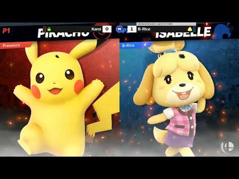 The Smash Lab 203 Winners Round 3 - B-Rice (Isabelle) vs Kami (Palutena, Pikachu)