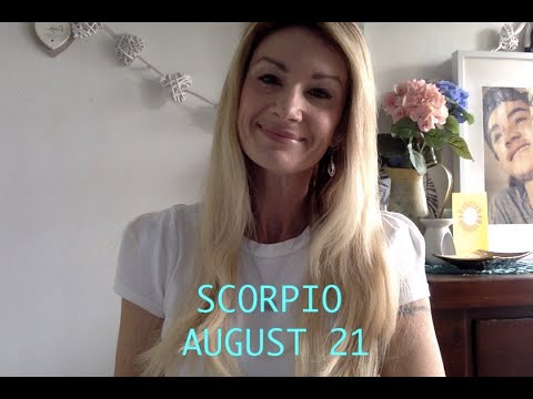 SCORPIO AUGUST 2021 Psychic Tarot Amazing spooky accurate