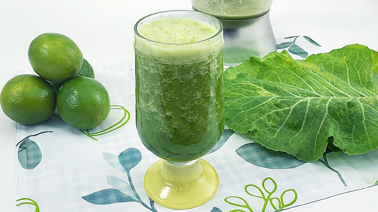 DETOX GREEN KALE WITH LEMON JUICE