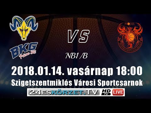 BKG-Príma SE - Tiszaújvárosi Phoenix Kosárlabda Klub Férfi NB I. B Kosárlabda mérkőzés