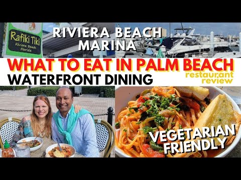 Where to Eat in Riviera Beach ? – Tipu and Livia Vlog | Rafiki tiki bar and grill