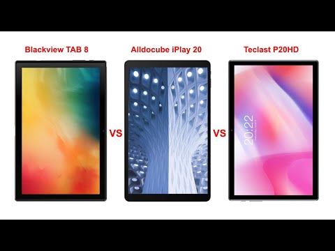 Blackview TAB 8 vs Iplay 20 vs Teclast P20HD tablet 4G LTE  (link in the description)