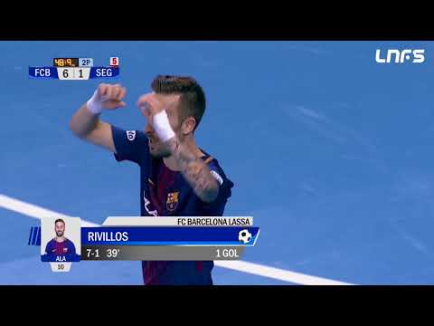 Gol Rivillos (7-1) FC Barcelona Lassa - Naturpellet Segovia. J4, 1Div