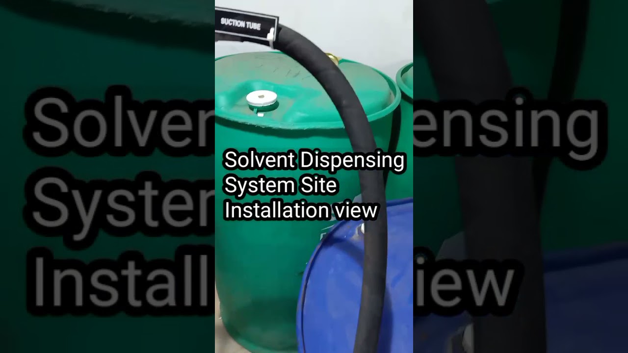 Solvent Dispense Module Full system over view. Plan B Engineering Solutions.