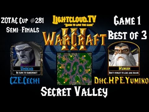 CZE.Cechi (UD) VS Dhc.Yumiko (HU) - WC3 G1 - ZOTAC #281 SF