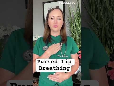 Pursed Lip Breathing #breathe #breath #health