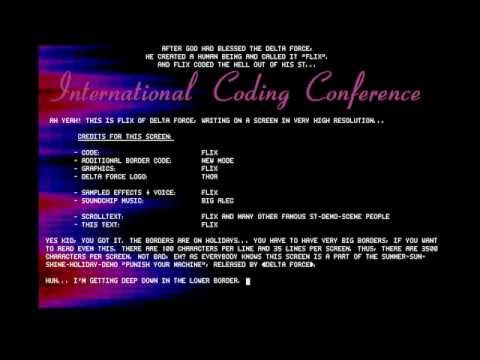 PYM: The Best Part Of The Creation by Delta Force (Atari ST demoscreen) 1080p 50FPS