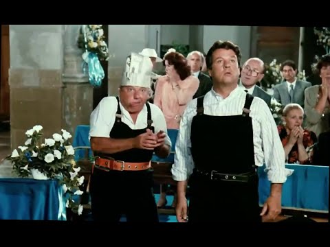 Le Comiche - Il Matrimonio 😂 scena divertente con Renato Pozzetto Paolo Villaggio e Enzo Cannavale