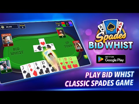 Spades: Bid Whist Classic Game video