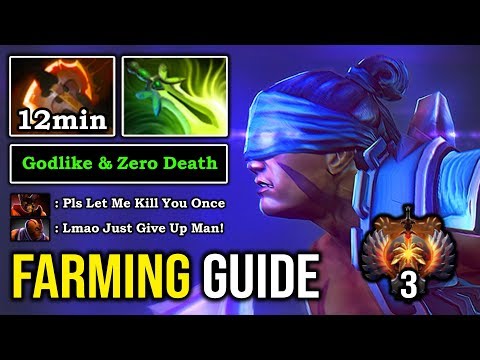 HOW TO FAST FARM AM IN 2020 LIKE A 9K GOD 12Min Battle Fury 100% Unkillable 7.24 Pro Guide DotA 2