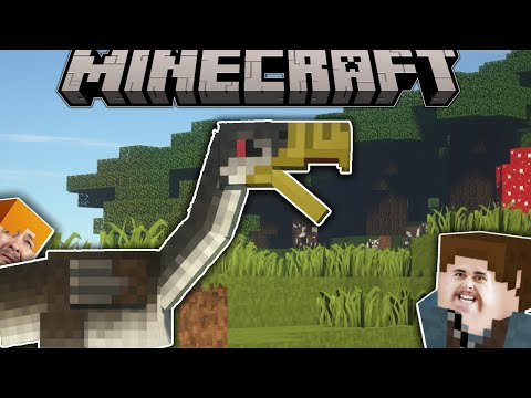 THE TERRIFYING TERROR BIRDS TERRORIZE | SURVIVING IN A MINECRAFT DINOSAUR WORLD WITH THEGAMINGBEAVER