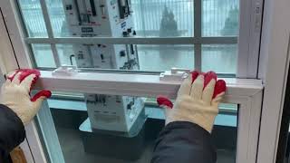 How to tilt, Remove, and Reinstall sashes for vinyl hung windows