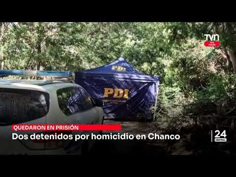 Dos detenidos por homicidio en Chanco