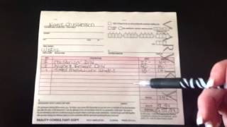 How to write up a Sales Receipt