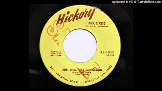 Jimmy Collie - She Will Get Lonesome (Hickory 1033)