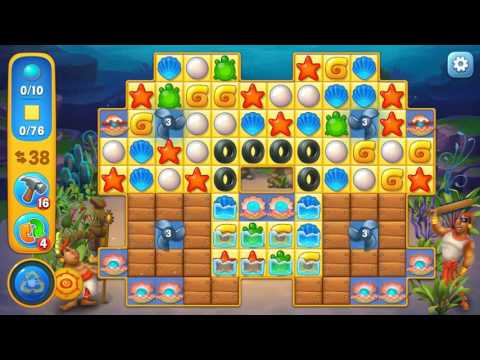 Fishdom level 489 Gameplay (iOS Android)