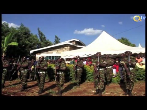 Mwanajeshi wa KDF aliyeuawa El-Ade alizikwa Meru - YouTube