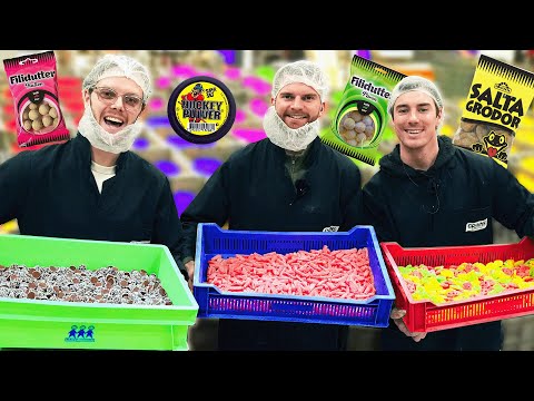 SÅ TILLVERKAS SVENSKA GODISFAVORITER.