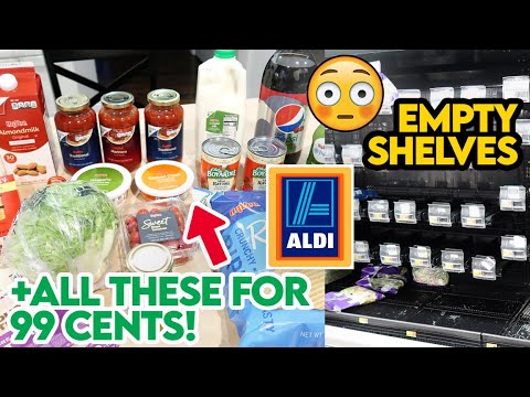 💲 99 CENT GROCERIES! 💰 BIG WALMART & ALDI GROCERY...