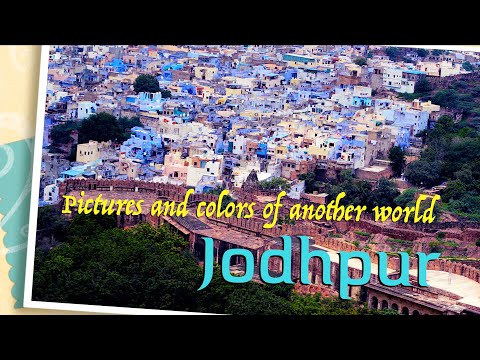 India. Jodhpur blue city the pearl of Rajasthan 4K Video - Travel Adventures 2023