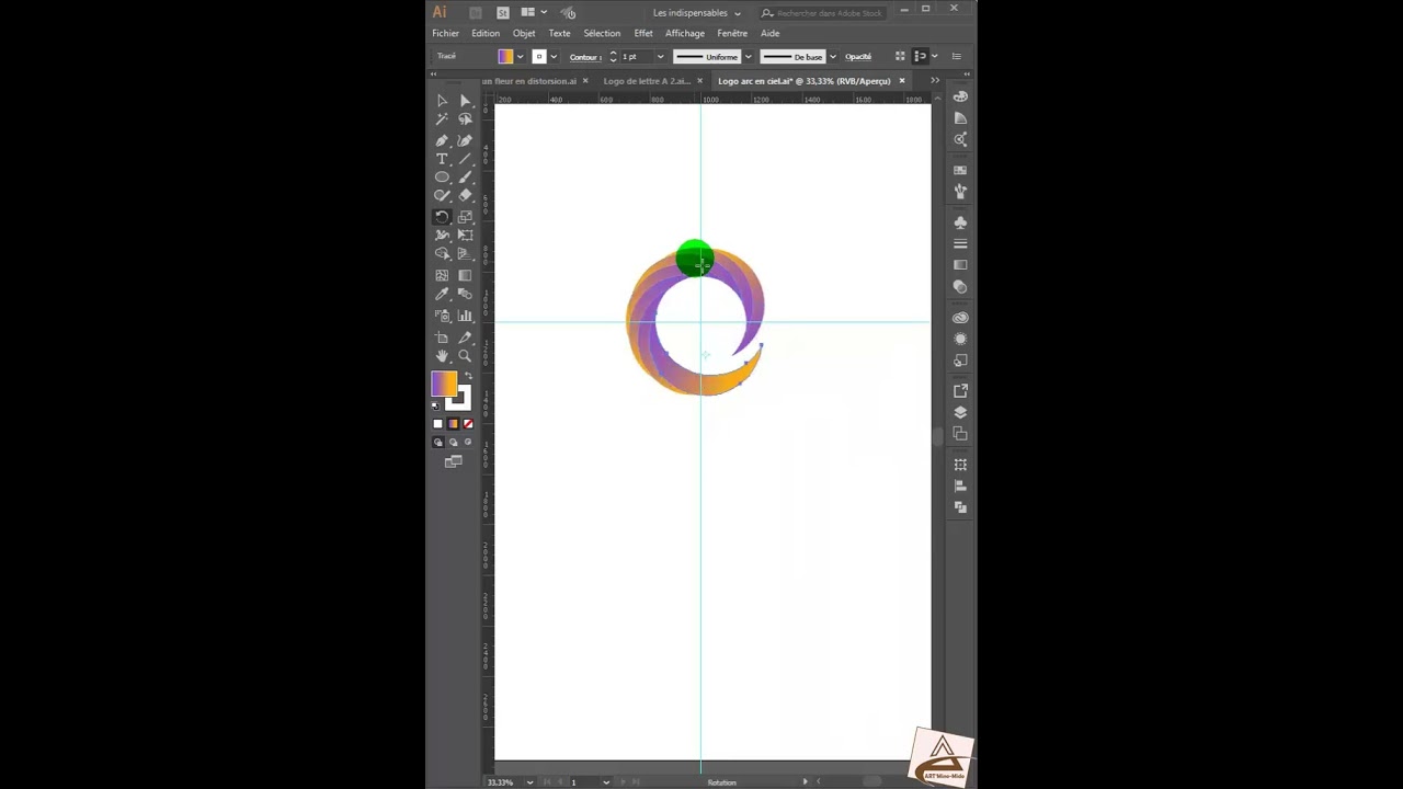 Abonnez-vous, Logo arc en ciel Abstrait vecteur #Design