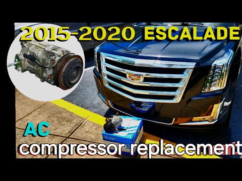 How To Replace AC Compressor/ Cadillac Escalade 2015-2020