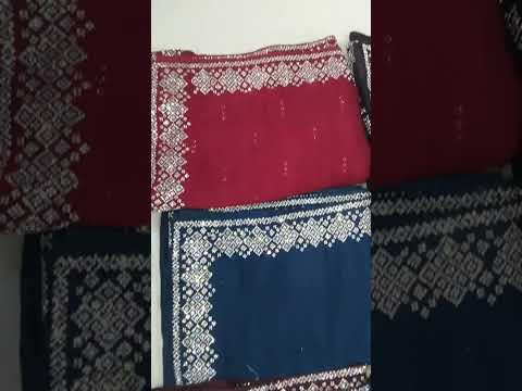 Chiffon Velvet Blouse Zircon Saree