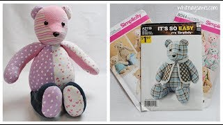 Choosing the BEST Memory Bear Pattern | Memory Bear Sewing Series 🐻 | Whitney Sews GIVEAWAY CLOSED