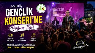 Boluda Gençlik Konseri’ne Yoğun İlgi