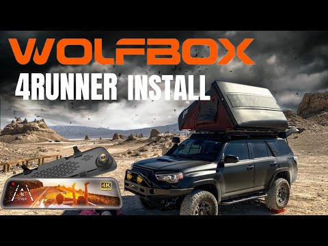 Toyota 4Runner WOLFBOX Dashcam Mirror Full Install | PART 1