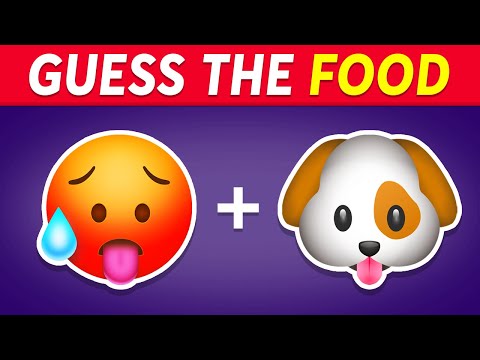 🍟 Can You Guess The FOOD by EMOJI? 🍪 | Food By Emoji 🤤