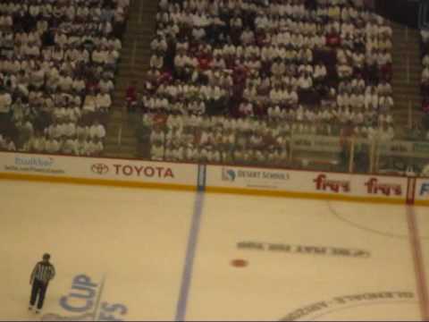 Detroit Redwings @ Phoenix Coyotes Western Conference Quarterfinals Game 1 4/14/2010