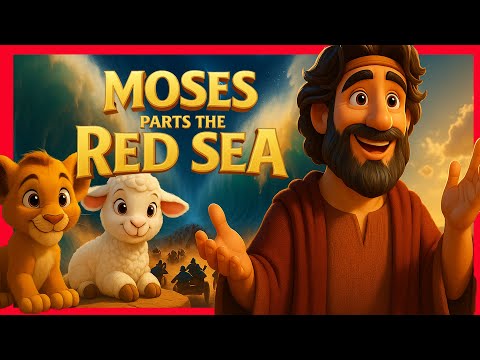 The Story of Moses Parting the Red Sea 🌊 | Bible Stories for Kids | God Parts the Red Sea |