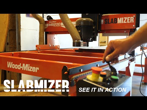 SlabMizer MB200 Slab Flattening Mill in Action | Wood-Mizer