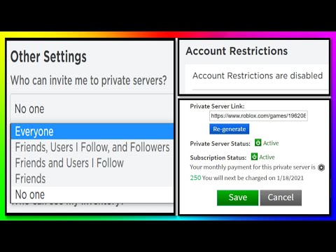 How To Change Your Roblox Privacy Settings To Join A VIP Server