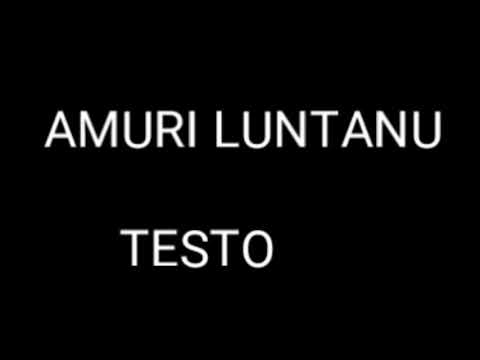 AMURI LUNTANU TESTO