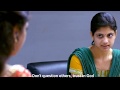 Aruvi Movie interval scene with English Subtitles | Aditi Balan | Arun Prabhu | Bindhu Malini