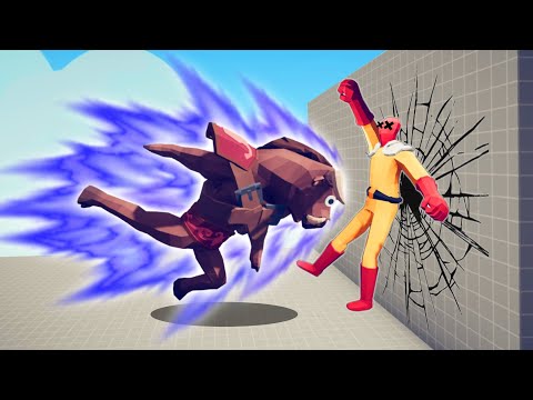 MAXIMUM DAMAGE MINOTAUR PUSHING EVERY UNIT TO THE WALL | TABS - Totally Accurate Battle Simulator