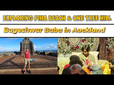 Exploring Piha Beach & One Tree Hill + Bageshwar Baba in Auckland | New Zealand Hindi Vlog