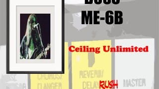 Video thumbnail for BOSS ME-6B - Ceiling Unlimited (Rush) by Gravidade Estudio