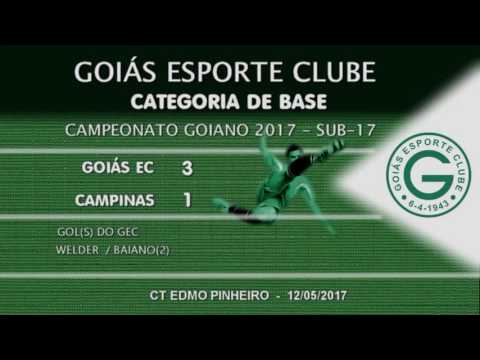SUB-17 GOIÁS 3 X 1 CAMPINAS CAMPEONATO GOIANO 2017