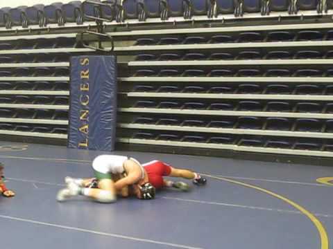 Cal Baptist University Wrestling Open 2009 - 141 1R: Kyle Chene vs Blake Muntz