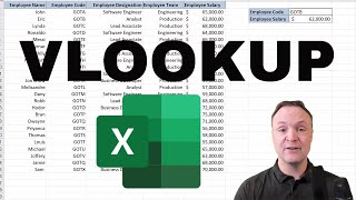 Vlookup Function in Excel for Beginners