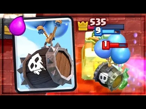 Clash Royale - SKELETON BARREL IS BACK! New OP Deck!!! #CLASHKING.