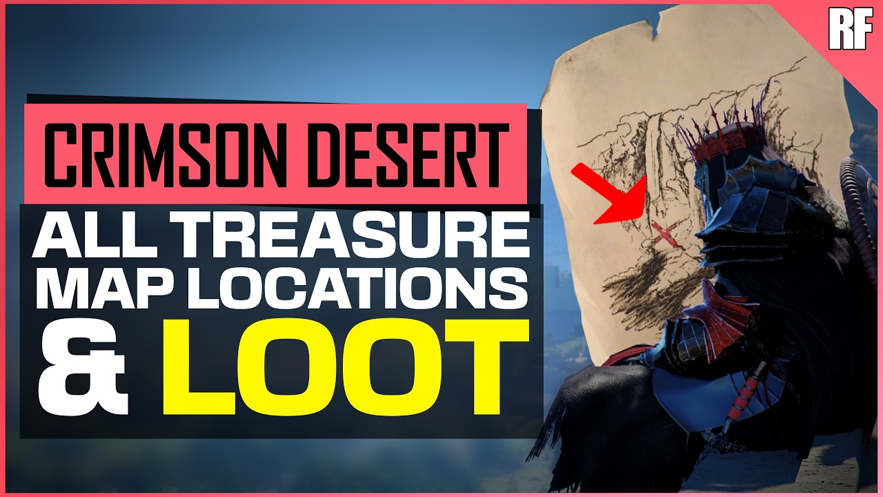 All 12 Treasure Map Locations (Map Pieces & Rewards) | Crimson Desert
