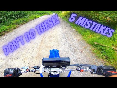 5 Mistakes New Riders Make (Dirt Bikes)